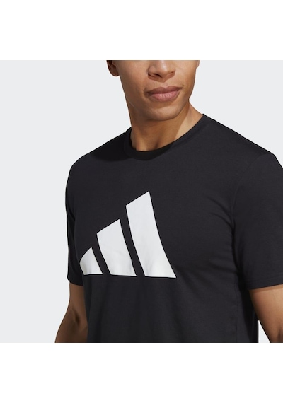 Adidas Tr-Es Fr Logo Tee Erkek Spor Tişört - Ib8273 Siyah