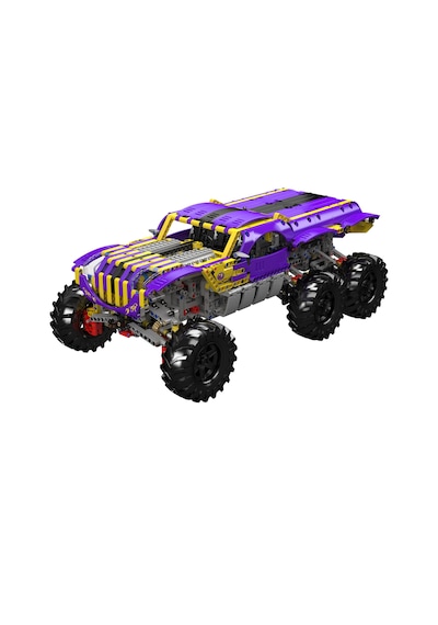 Mould King 18009 Mor Altın 6x6 Tırmanış Aracı Yapım Seti 2.014 Parça
