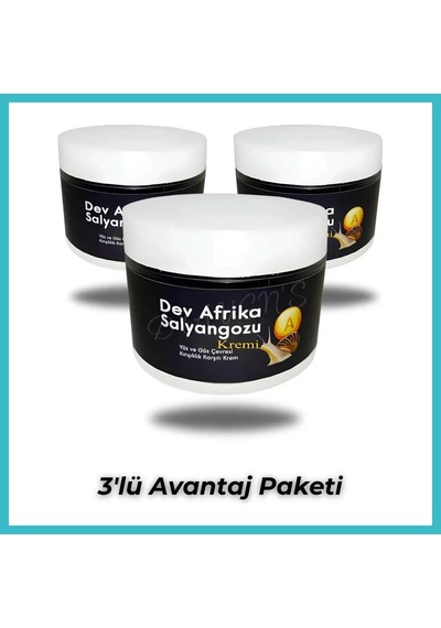 Bezos Süperr Markalar Das Dev Arfrika Salyangozu Krem 100 Ml X 3 Adet Dfnbez
