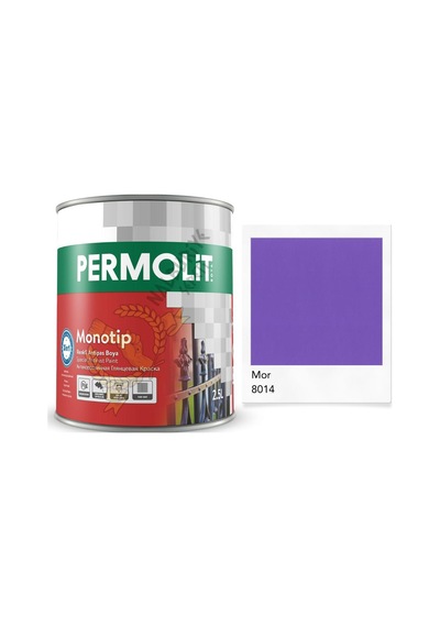 Permolit Monotip Astarlı Antipas Boya Mor 2.5 Lt.