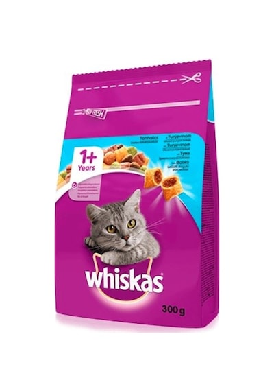 Whiskas Ton Balıklı ve Sebzeli Yetişkin Kedi Maması 3 x 300 G
