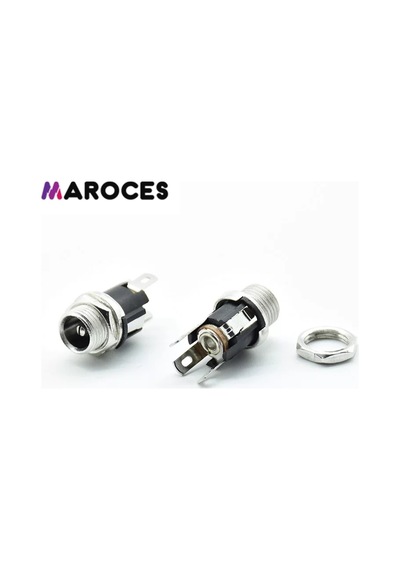 Ic-258A Dc Şase 2,1Mm Metal Üstten Somunlu 1 Adet