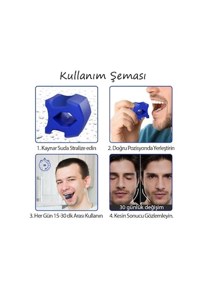 Yüksek Kalite Başlangıç Seviye Jawline Balls Çene Egzersiz Topu Sağlıklı Besin Sınıfı Silikon Mavi, Tek Ebat, Aa99582ff, Mavi