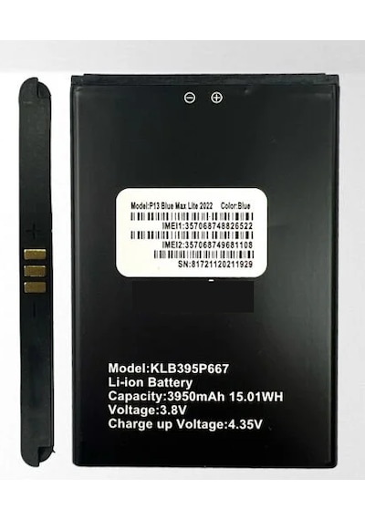 Reeder Uyumlu P13 Blue Max Lite 2022 Batarya