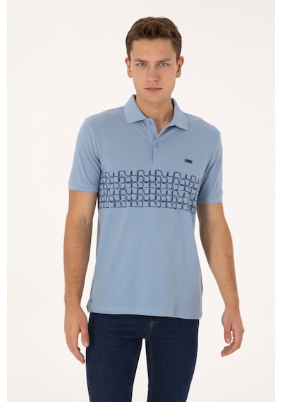 U.S. Polo Assn. U.s. Polo Assn. Erkek Açık Mavi Tişört 50324789-vr003 Acık Mavı