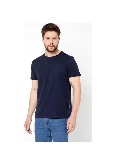 MMetalic Erkek Çok Renkli T- Shirt Regular Fit Rahat Kesim Bisikle (549330284) Lacivert