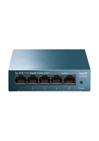 Tp-lınk Ls105g 5 Port Gıgabıt Metal Kasa Swıtch