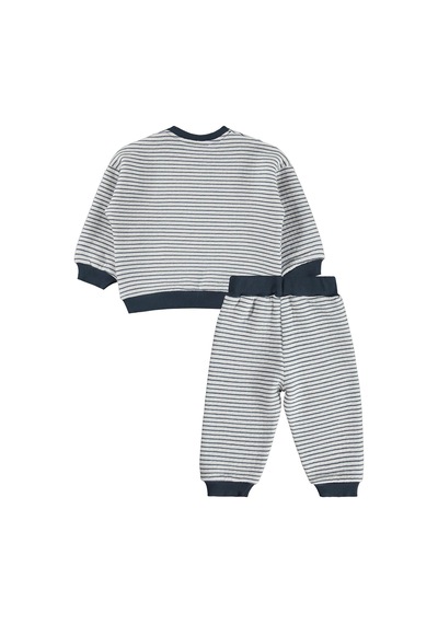 Civil Baby Çizgili 6-18 Ay Takım - Lacivert