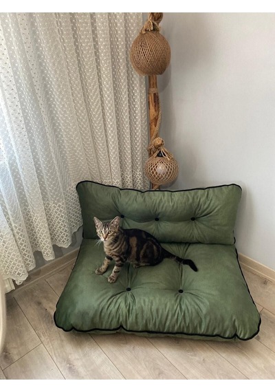 Lavinia Petek Önü Yer Minderi Ikili Takım Yeni Ürünler Haki