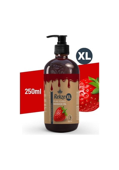 Masaj Yağı : 250ml Çilekli - Etkili- Yenilebilir - Aroma Terapi Ile Romantik Bir Deneyim - 503309669
