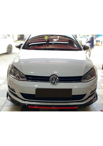 Volkswagen Golf 7 Ön Tampon Altı Lip 4 Parça 2012-2017