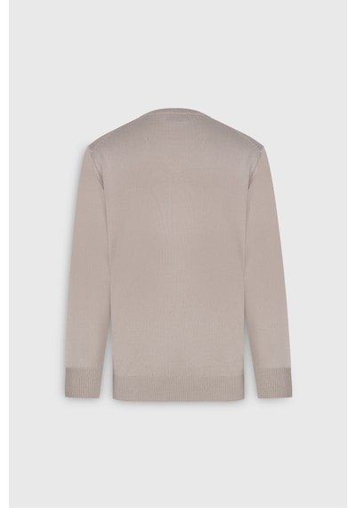 AC&Co / Altınyıldız Classics Erkek Bej Yünlü Sıcak Tutan Standart Fit Normal Kesim Bisiklet Yaka Triko Kazak Bej AC&Co / Altınyıldız Classics Erkek Bej Yünlü Sıcak Tutan Standart Fit Normal Kesim Bisiklet Yaka Triko Kazak Bej