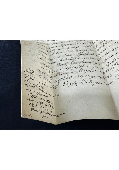 1769 Senesinden 255 Yılı Aşkın Prefilatelik Mektup Pul Ve Zarf Öncesi Almanca Soğuk Damgalı Filigra  Teşhir Ürün