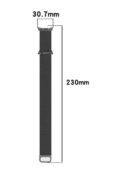 Samsung Galaxy Watch 8 40mm 44mm Uyumlu Manyetik Milanese Loop Metal Kordon
