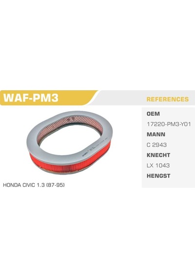 Wınkel Waf-Pm3 Hava Filtresı Civic 92-