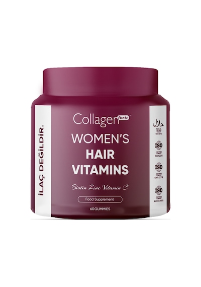 Collagen Forte Gummy Women S Hair Vitamins 60 Tablet