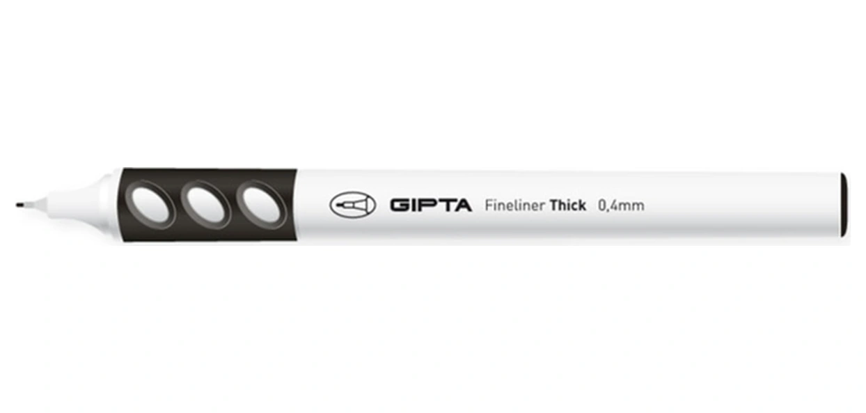 Fınelıner Thıck 0.4 Mm Yuvarlak Gövde Siyah