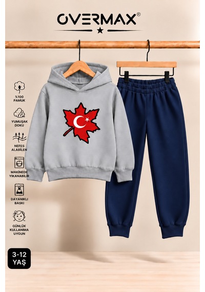 Overmax Türk Bayrağı Baskılı Kapüşonlu Sweatshirt Eşofman Takımı- 3-12 Yaş Gri Üst-lacivert Alt - 929479938 Gri Üst-lacivert Alt Overmax Türk Bayrağı Baskılı Kapüşonlu Sweatshirt Eşofman Takımı- 3-12 Yaş Gri Üst-lacivert Alt - 929479938 Gri Üst-lacivert Alt