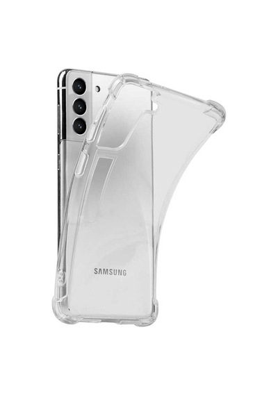 Galaxy S21 Uyumlu Csk Zore Standlı Süper Silikon Kılıf-renksiz