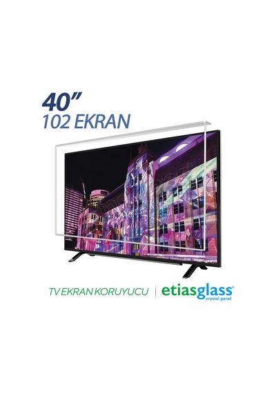 Etiasglass 40" 102 Ekran Tv Ekran Koruyucu / 3 Mm Koruma Paneli