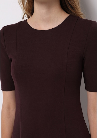 Colin's Colins Slim Fit Düz Kadın Bordo Kısa Kol Elbise Cl1076380 Q1.v1 Brd Bordo