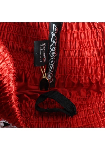 Dragondo Mt3409 Trust Yourself Kırmızı Muay Thai Kick Boks Şortu Kırmızı