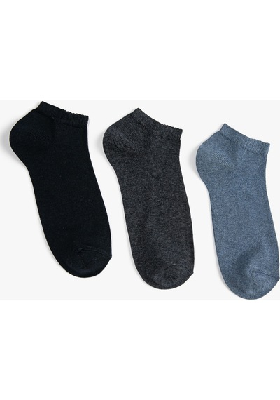 Koton 3'lü Basic Patik Çorap Seti Çok Renkli Orta İndigo 4wam80019aa 4WAM80019AA740 İndigo Koton 3'lü Basic Patik Çorap Seti Çok Renkli Orta İndigo 4wam80019aa 4WAM80019AA740 İndigo