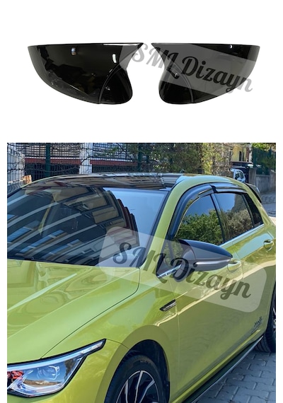 Volkswagen Golf 8 Yarasa Ayna Kapağı - Batman Ayna Set
