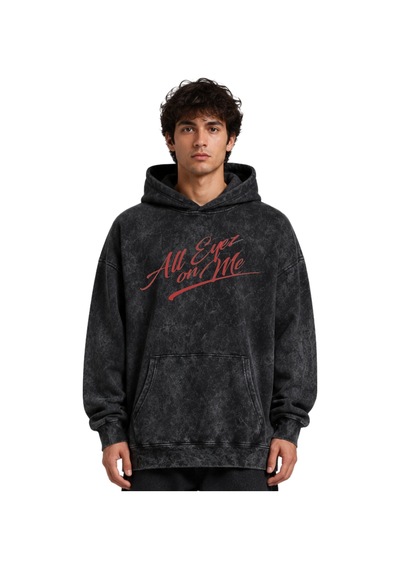 Sevbano Tupac 2pac Rapper Şarkıcı Baskılı Unisex Oversize Yıkamalı Premiu Siyah