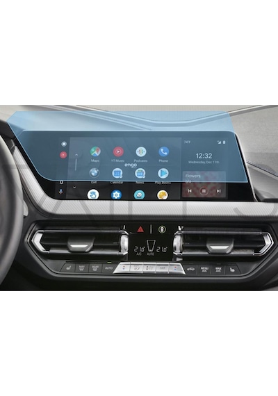 Bmw 218i 10.25 İnç Multimedya Ekran Koruyucu Şeffaf Nano