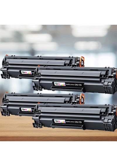 Canon Crg-725 Uyumlu Toner 4'lü Paket /mf-3010 / Lbp-6000 / Lbp-6020/ Lbp-6030
