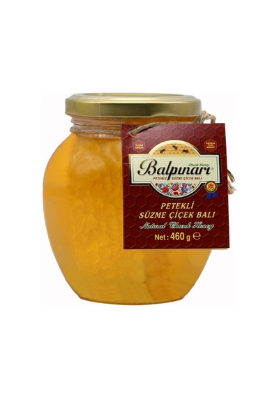 Balpınarı Petekli Süzme Çiçek Balı - - 450 Gr