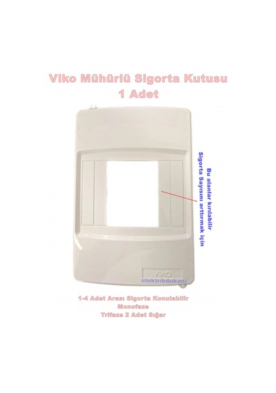 3-4lü Sıva Üstü Sigorta Kutusu-mühürlü