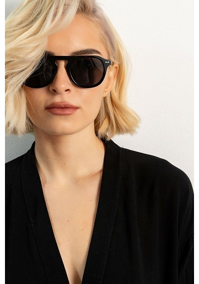 Lune Vintage & Retro Güneş Gözlüğü Siyah