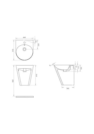 Turavit Iglo Monoblok Lavabo