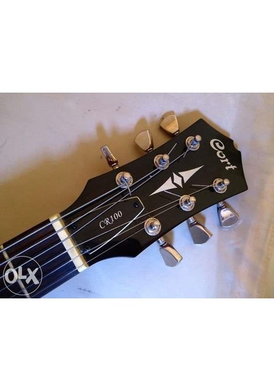 Cort Cr100bk Classic Rock Serisi Elektro Gitar - Siyah Başlangıç/orta Seviye Çift Humbucker Hh Manyetik, Tek Parça Bolt-on Sap Ve Geleneksel Tonlar
