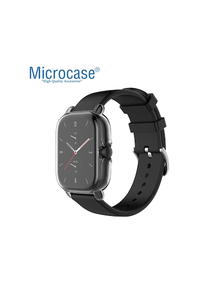 Amazfit Gts 2 - Gts 2E 42 Mm Önü Kapalı Tasarım Silikon Kılıf