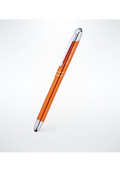 Kişiye Özel Turuncu Metal Roller Kalem (Model 0020)