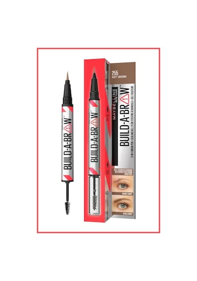 Maybelline New York Build A Brow 2in1 Kaş Kalemi Ve Jeli Soft Brown