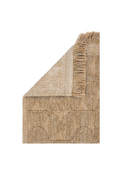 Cool Halı Mirage Kahverengi Kilim Dokuma Modern Kaymaz Tabanlı Yıkanabilir Salon Mutfak Oda Kilimi