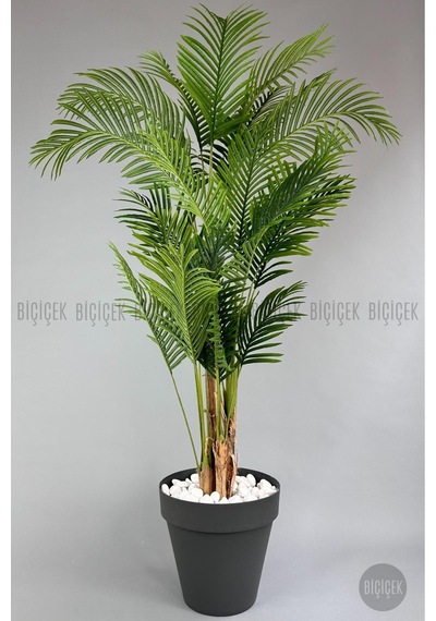 Biçiçek Yapay Areka Ağaci 220 Cm 4 Gövdeli̇ Antresi̇t Yali Saksıda