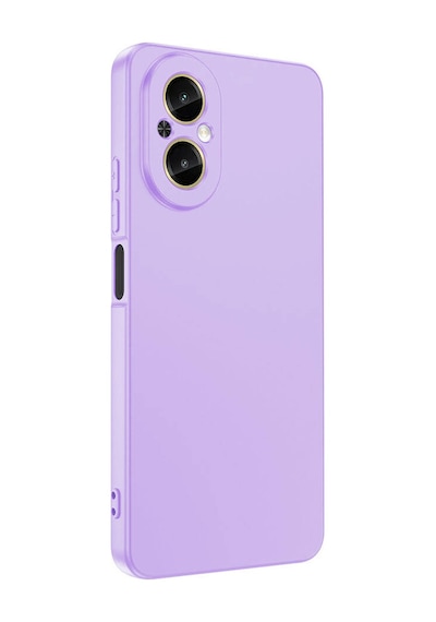Realme 12 Lite Kılıf Yumuşak Silikon Kamera Korumalı Lansman Pazarplus Kırmızı