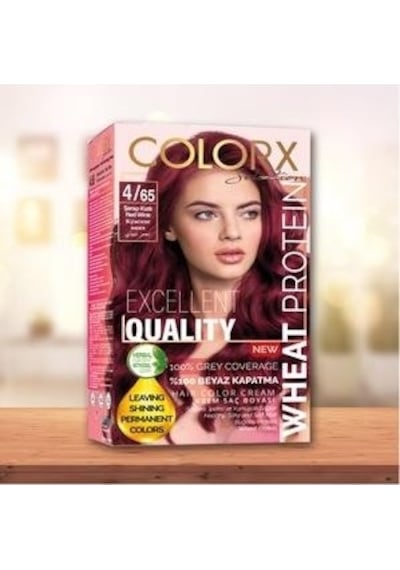 Colorx Saç Boyası Tekli Set - 4.65 ŞARAP KIZILI