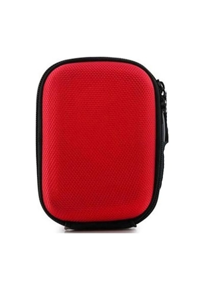 Betıc Hard Disk Taşıma Çantası, 2,5", Sert Yüzey, Kırmızı