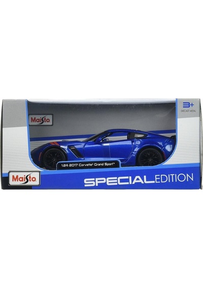 Maisto 2017 Corvette Grand Sport 1 24 Mavi Model Araba