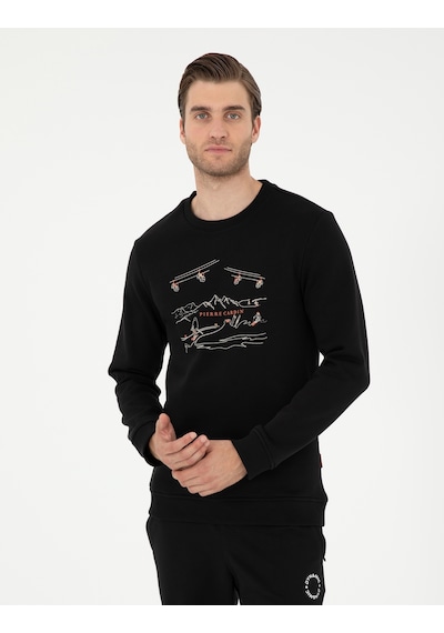 Pierre Cardin Erkek Siyah Sweatshirt 50298587-vr046 Siyah