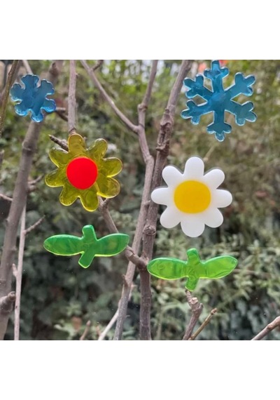 3 Adet Jel Sticker, Cam Sticker,karışıkrenk 10 X 11 1