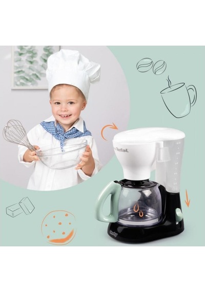 Smoby Tefal Oyuncak Filtre Kahve Makinesi - Siyah 310544
