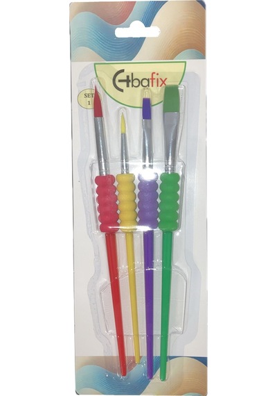 Bafix Fırça Seti Set-1 Pls Tutacaklı 4 Lü Bfx-fır70901