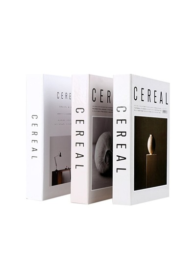 3'lü Cereset Dekoratif Kitap Kutu